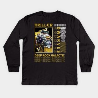 Drillering - Galactic Kids Long Sleeve T-Shirt